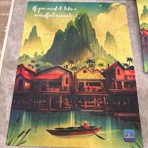 Verified - All Pieces - Scenic Puzzle by Calm. 300 pcs